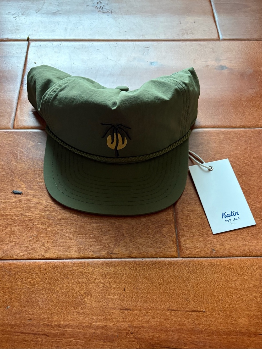 Katin Olive Palm Emblem Cap with Braided Rope